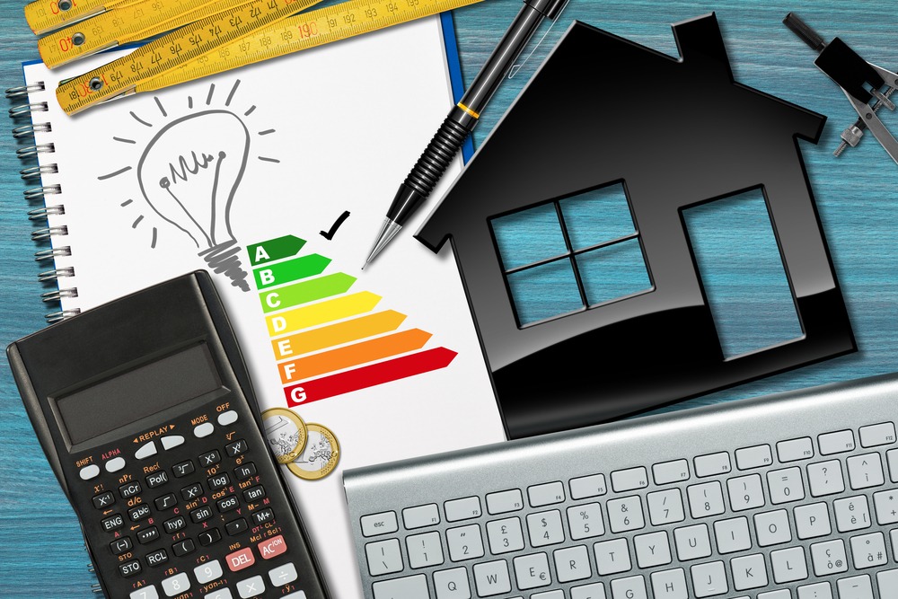 Drawing of an energy efficient home plan Building an energy efficient home