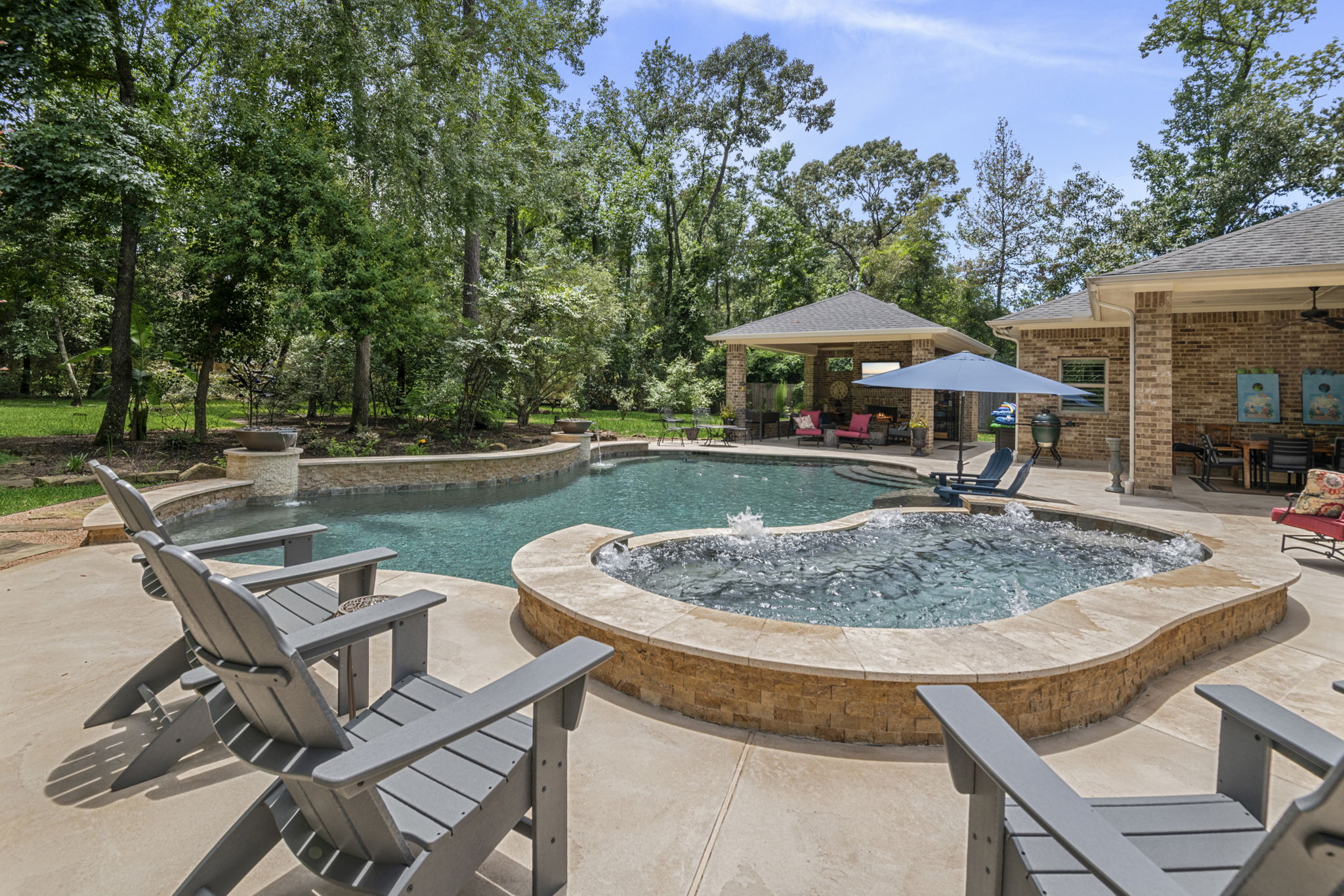 Freeform Pool & Outdoor Living in Benders Landing, Spring TX
