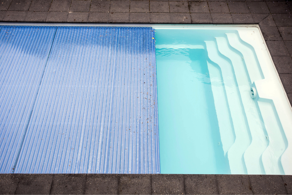 covered pool for a freeze