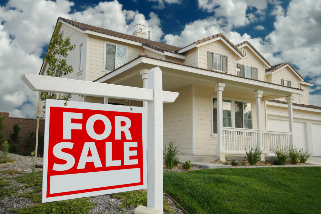 specs home with for sale sign