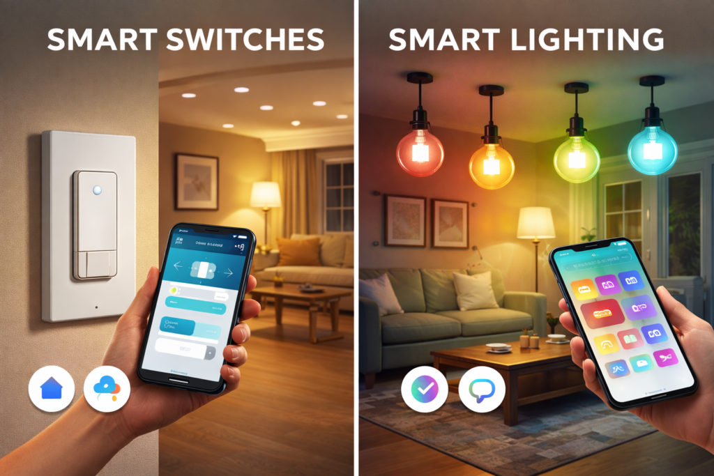 Smart Switches vs Smart Lighting