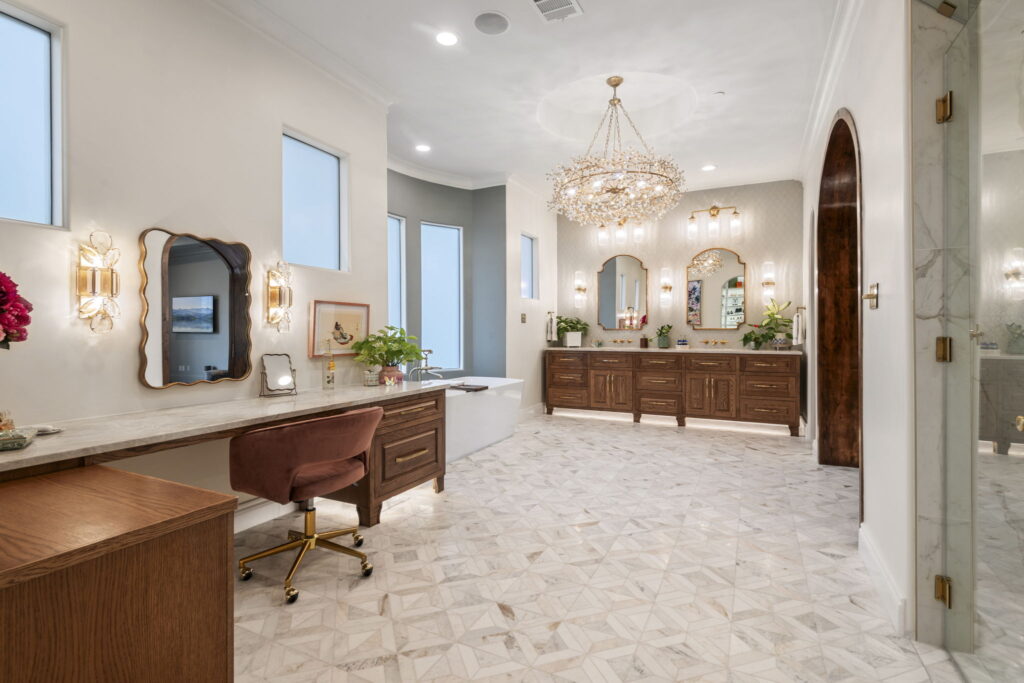 modern bathroom construction by picklo homes
