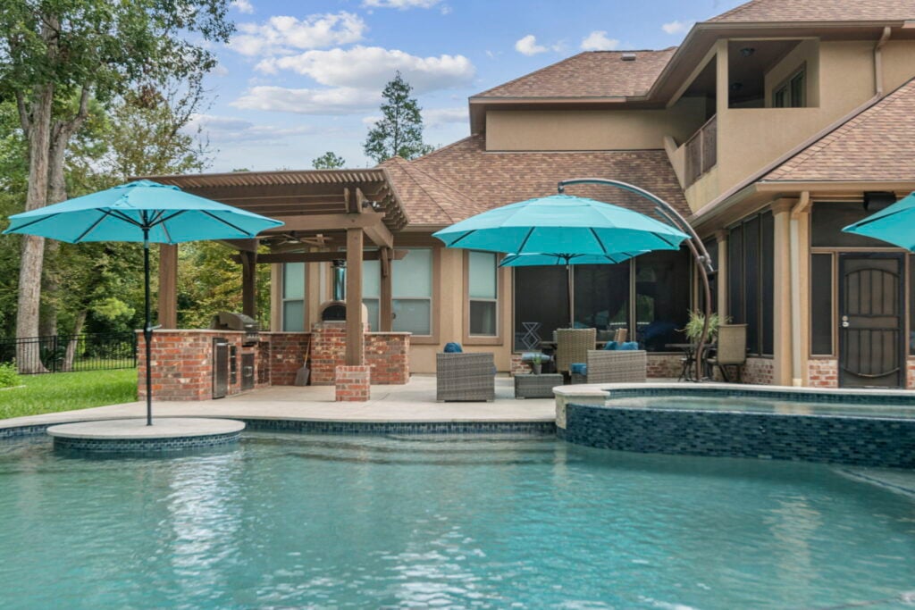 outdoor living space
